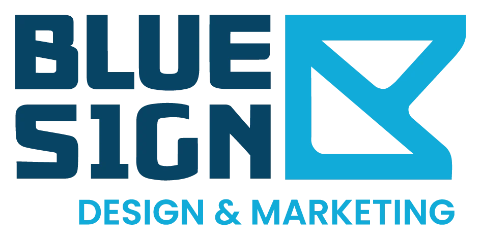 Digital Blue Sign